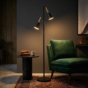 Twin Cone Marble Lamp - Main Product Image
