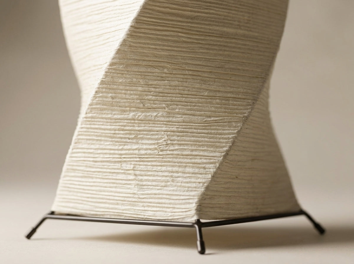 Twisted Paper Tower Lamp - Crafted for Warmth & Character