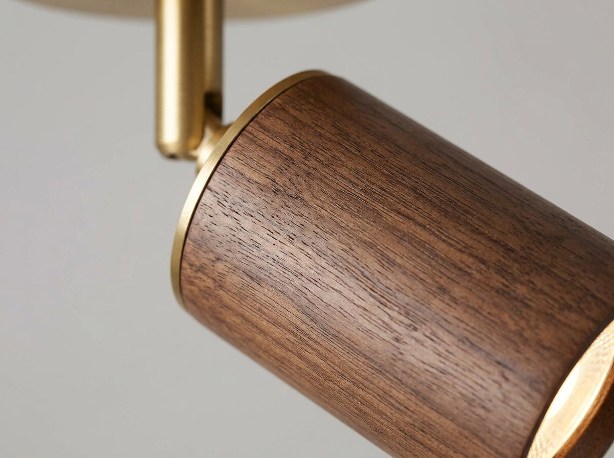 Walnut Spotlight Track - Crafted for Lasting Warmth