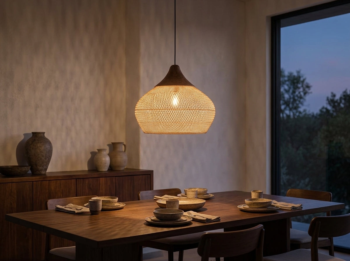 Woven Rattan Pendant - Elevates Every Evening Atmosphere